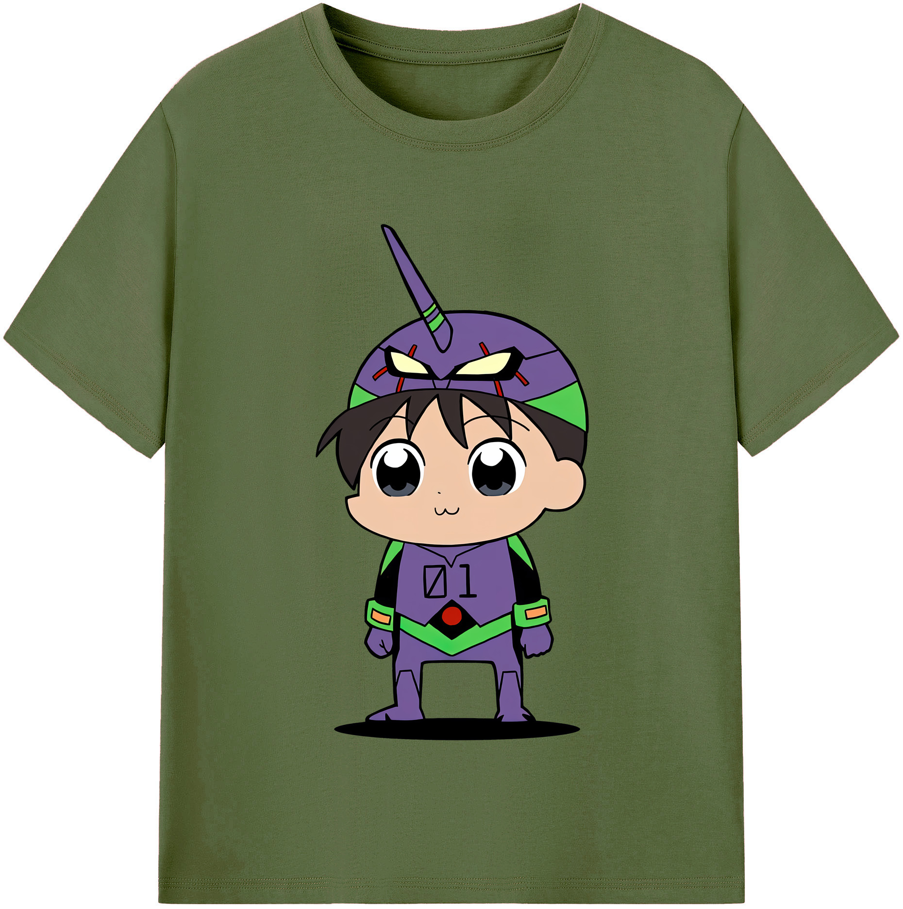 （画像用） EVA 新世紀エヴァンゲリオン 綿100％半袖Tシャツ（フロントプリント）